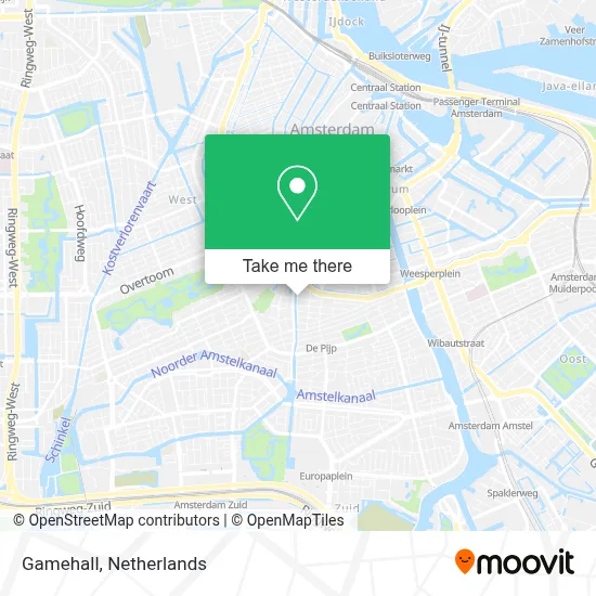 Gamehall map
