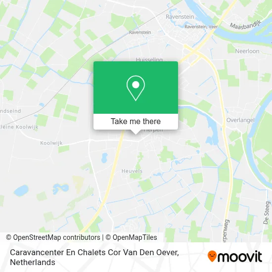 Caravancenter En Chalets Cor Van Den Oever map