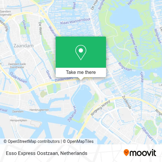 Esso Express Oostzaan map