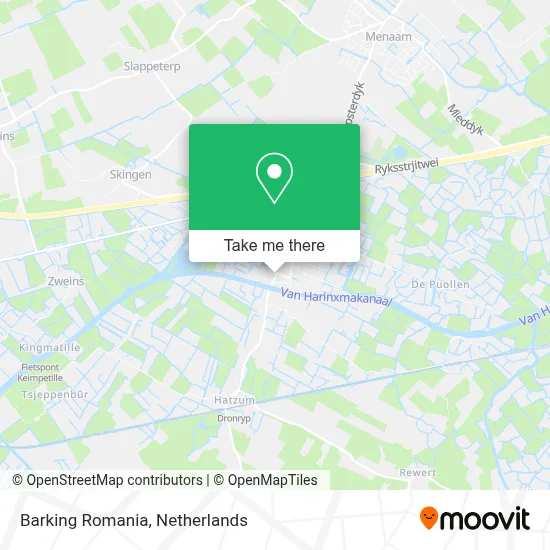 Barking Romania map
