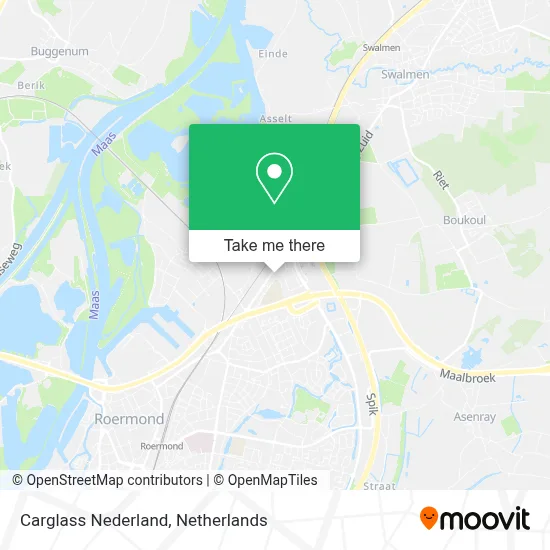 Carglass Nederland map