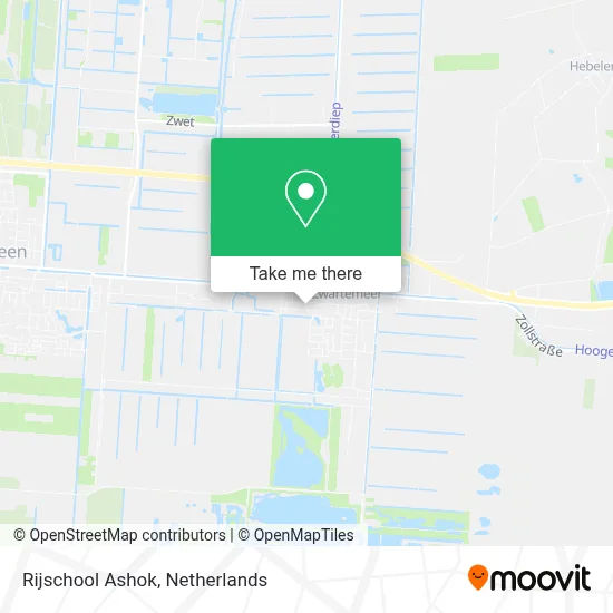 Rijschool Ashok map
