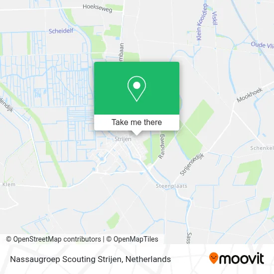 Nassaugroep Scouting Strijen map