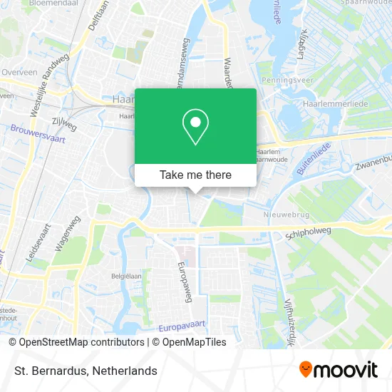 St. Bernardus map