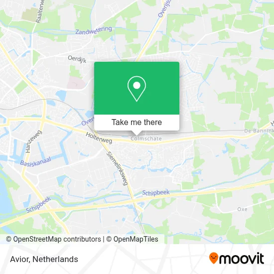 Avior map