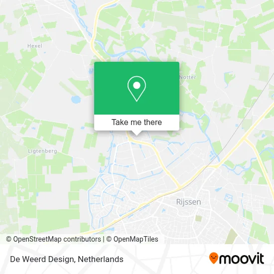 De Weerd Design Karte