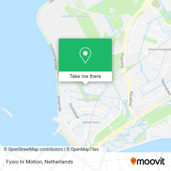 Fysio In Motion map