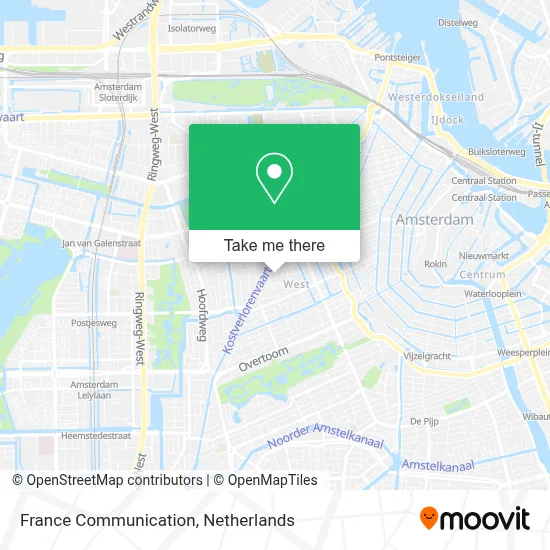 France Communication map