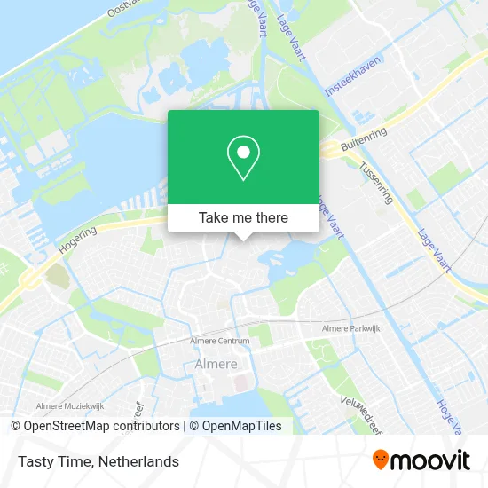 Tasty Time map