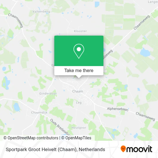 Sportpark Groot Heivelt (Chaam) map
