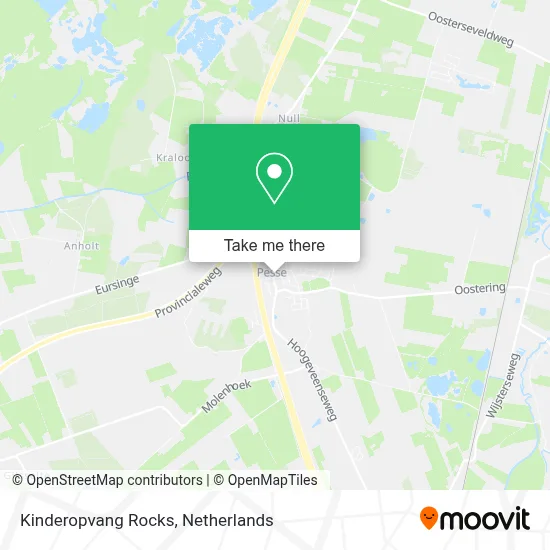 Kinderopvang Rocks map