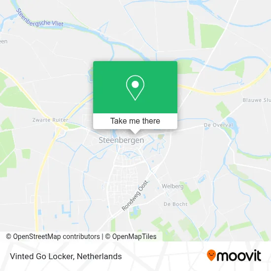 Vinted Go Locker map