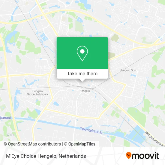 M'Eye Choice Hengelo map