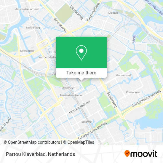 Partou Klaverblad map