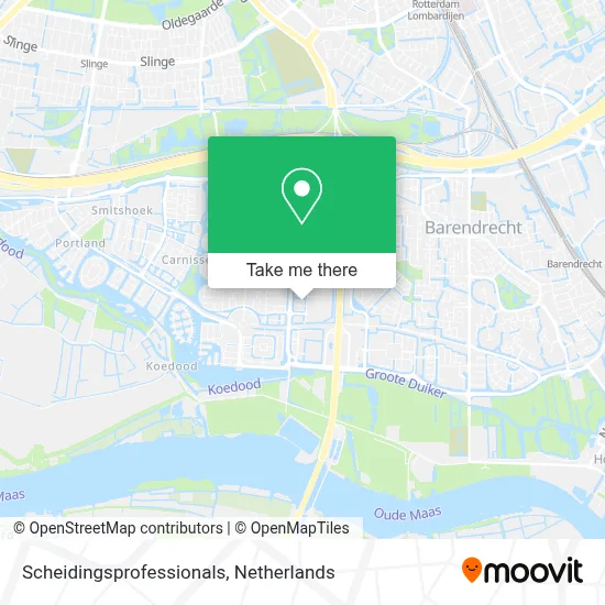 Scheidingsprofessionals map