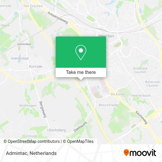 Admintac map
