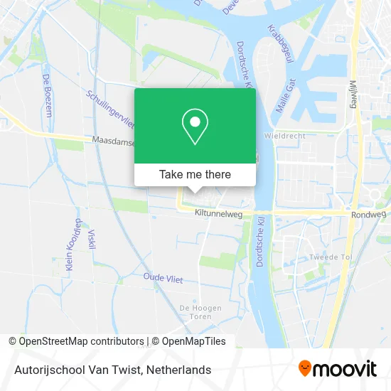 Autorijschool Van Twist map