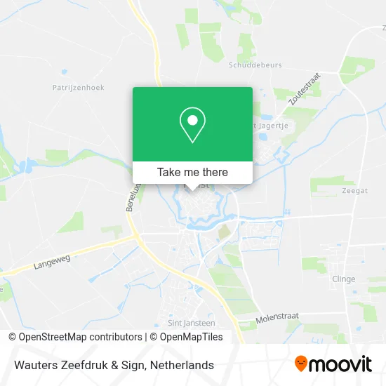 Wauters Zeefdruk & Sign map