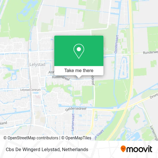 Cbs De Wingerd Lelystad map
