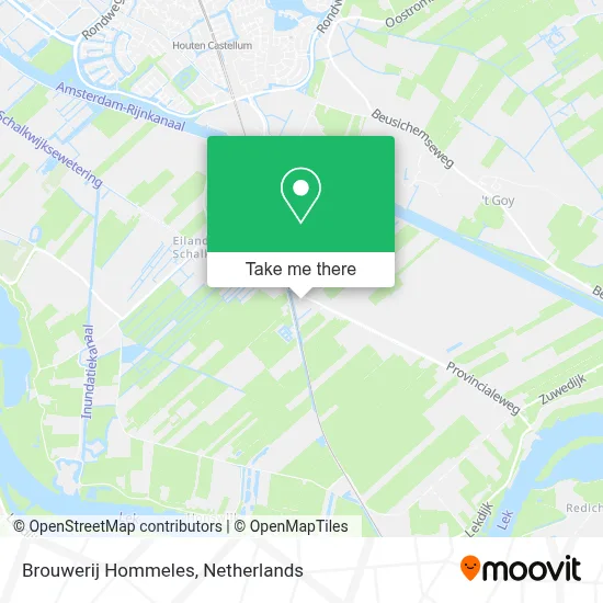 Brouwerij Hommeles map