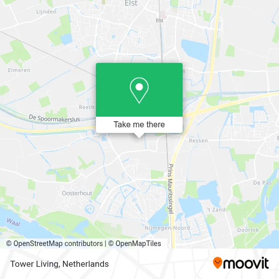 Tower Living map