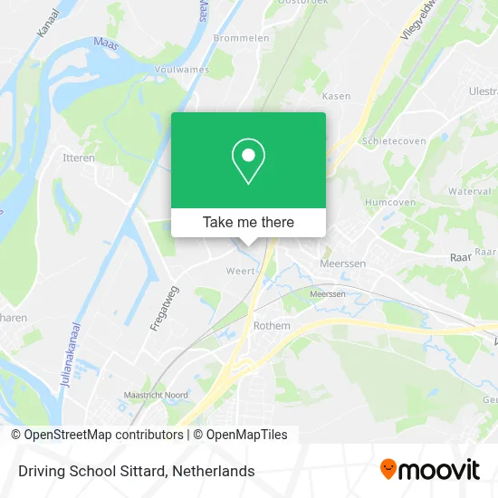 Driving School Sittard map