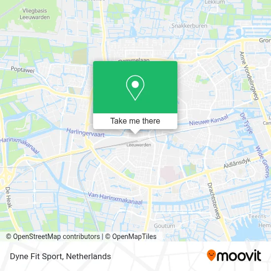 Dyne Fit Sport map