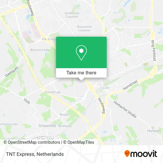 Tnt Express map