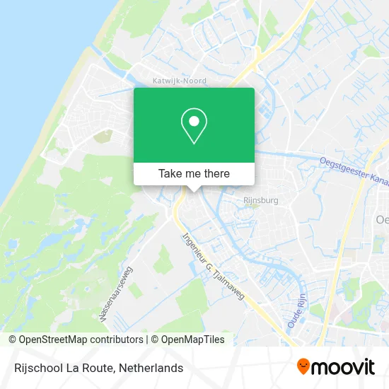 Rijschool La Route map
