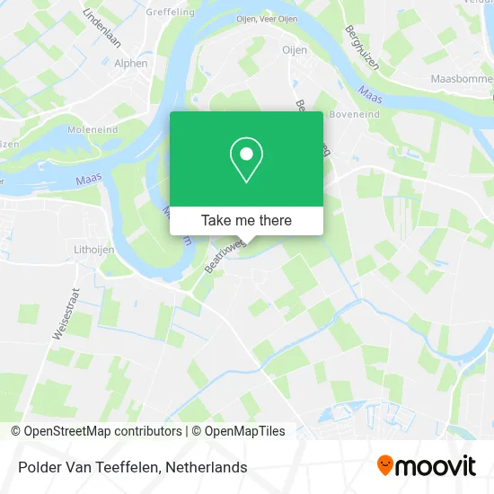 Polder Van Teeffelen map