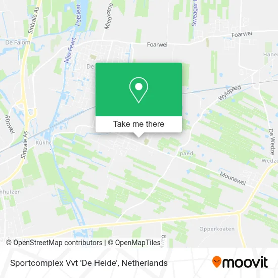 Sportcomplex Vvt 'De Heide' map