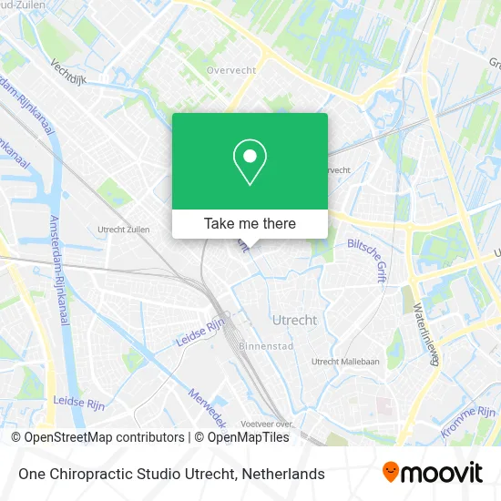 One Chiropractic Studio Utrecht Karte
