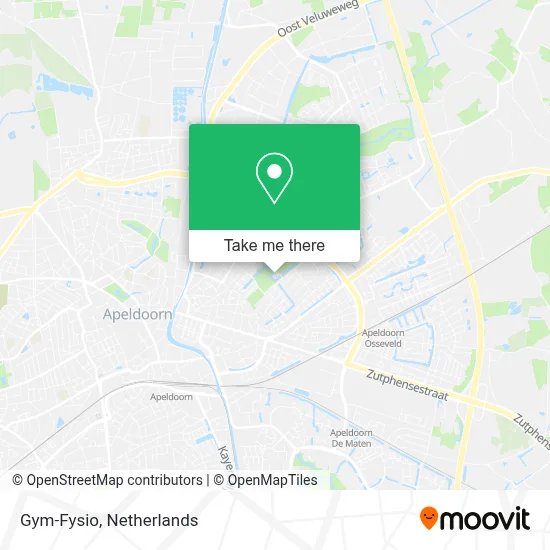 Gym-Fysio map