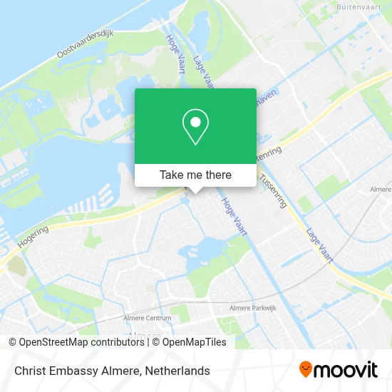 Christ Embassy Almere map