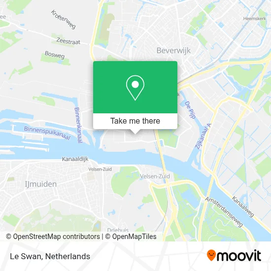 Le Swan map