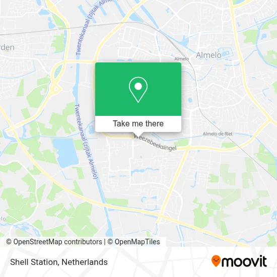 Shell Station map
