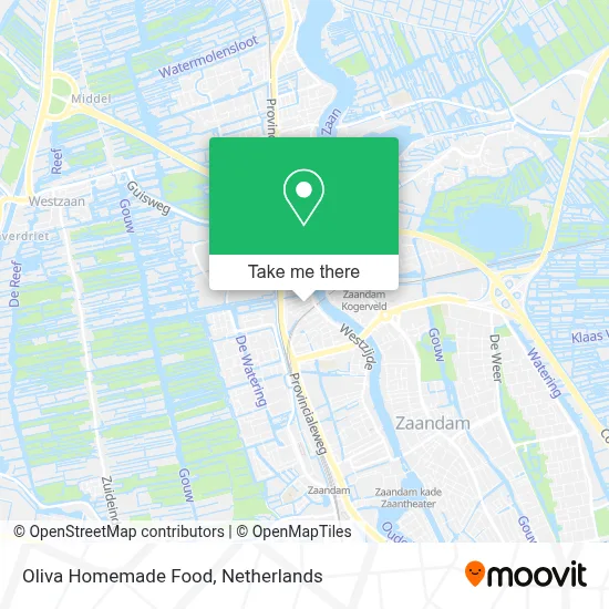 Oliva Homemade Food map