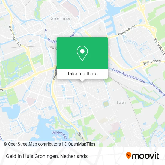 Geld In Huis Groningen map