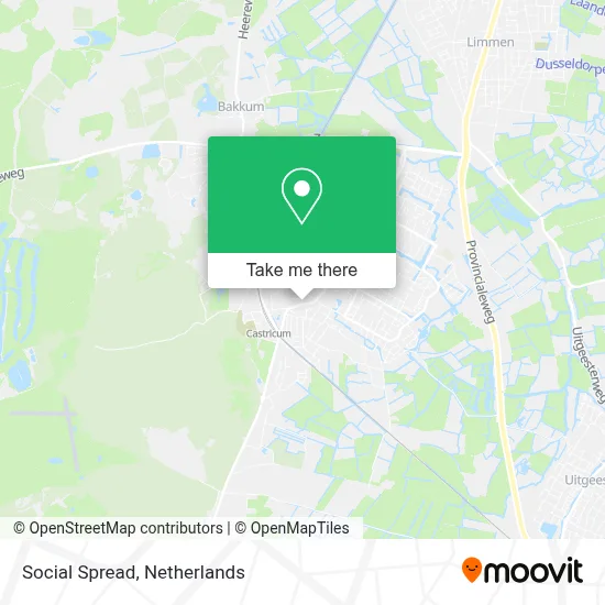 Social Spread map