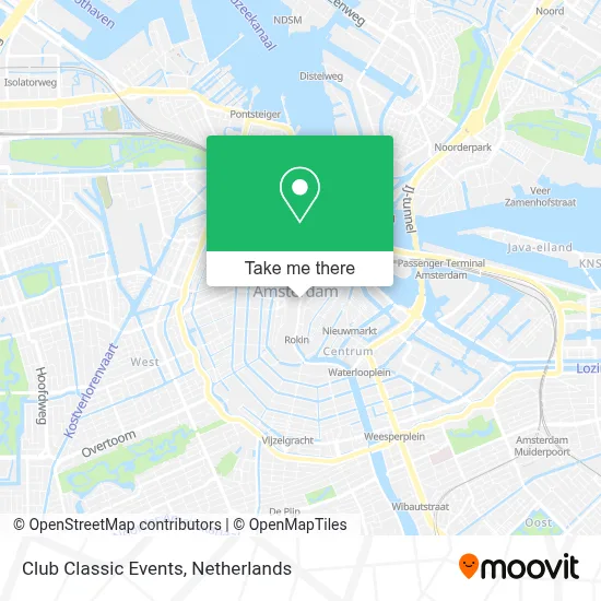 Club Classic Events Karte