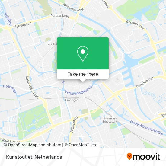 Kunstoutlet map
