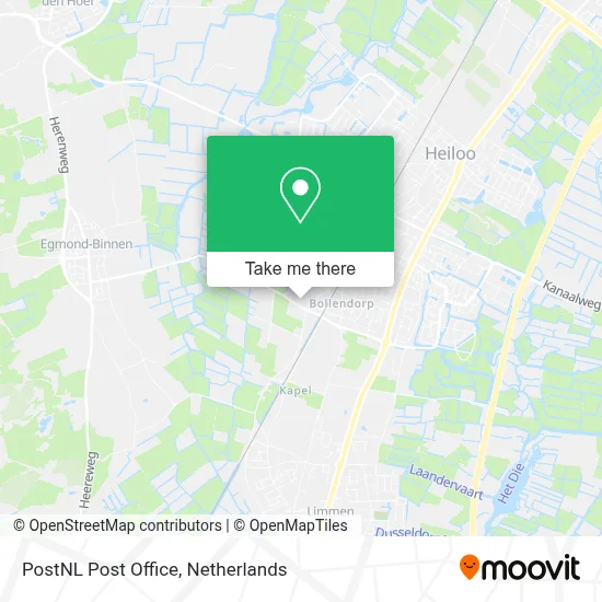 Postnl Postkantoor map