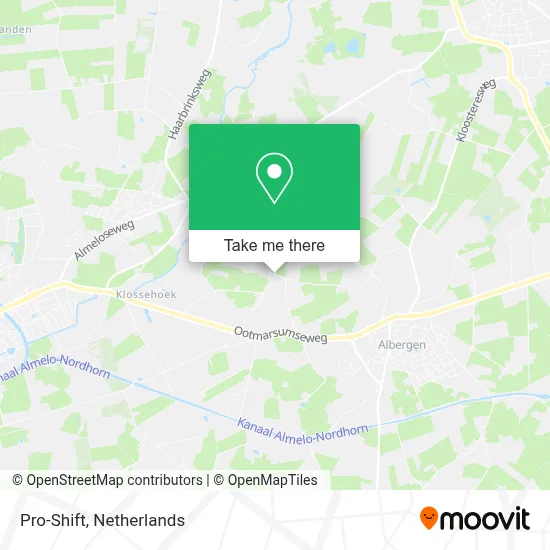 Pro-Shift map