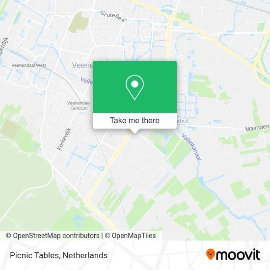 Picknicktafels map