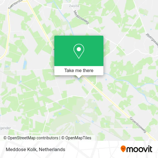 Meddose Kolk map