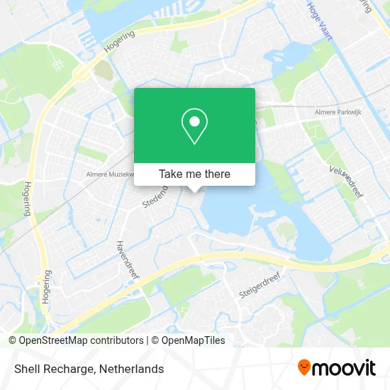 Shell Recharge map