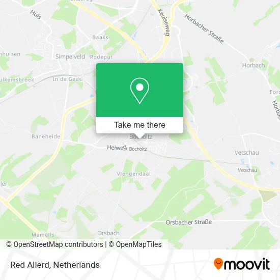 Red Allerd map