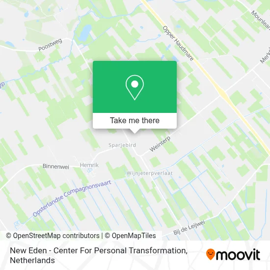 New Eden - Center For Personal Transformation map