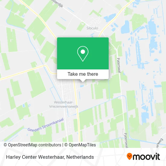 Harley Center Westerhaar map