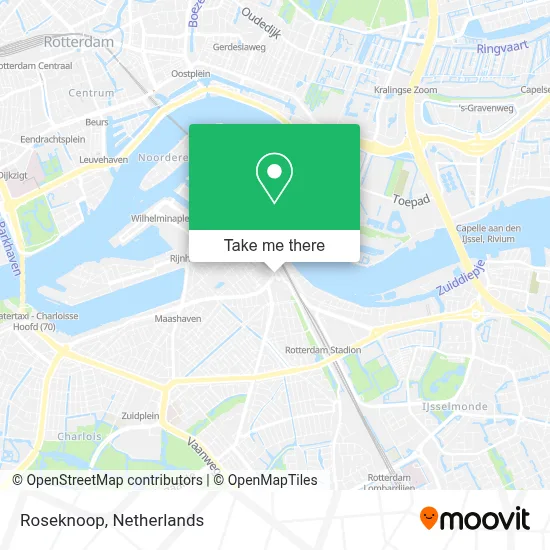 Roseknoop map